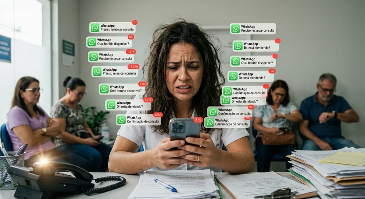 A rotina caótica de