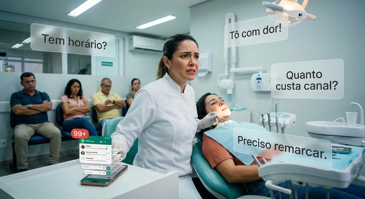 A rotina caótica de